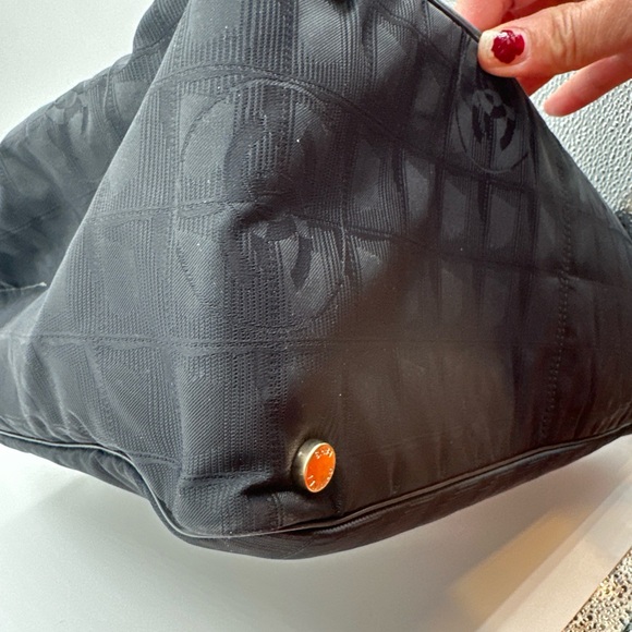 Authentic CHANEL Nylon Travel Tote Bag Handbag - Picture 9 of 16